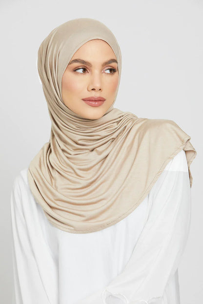 Muslim Jersey Hijab Scarf Women Long Solid Color Head Wrap For Women Hijabs Scarves Ladies Muslim Veil Jersey Hijabs Beauty World Shop