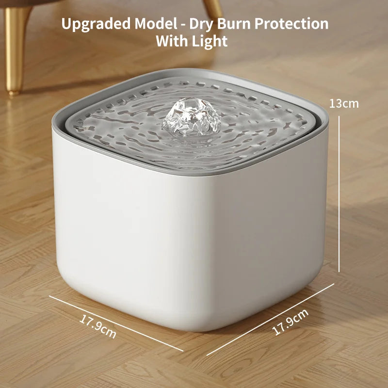 3L Cat Water Fountain Auto Recirculate Filter Large Capacity Filtring Cats Water Drinker USB Electric Mute Cats Water Dispenser Beauty World Shop