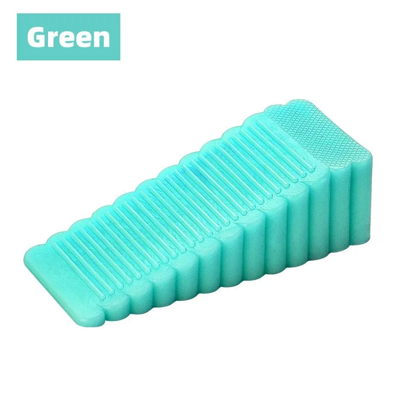 Safety Silicone Door Stop Stoppers Block Wedge Doorstops Door Stopper Home Office Door Rear Retainer Anti-collision Stop Beauty World Shop