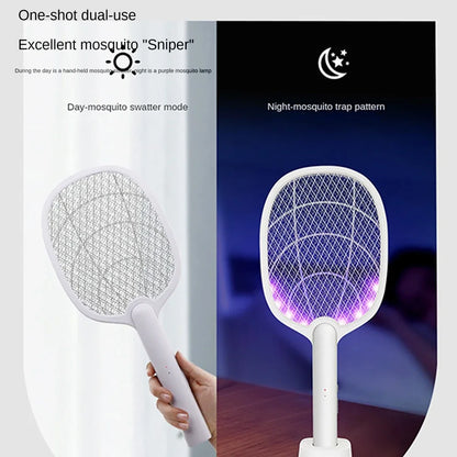 Mosquito Killer Lamp USB Rechargeable Electric Foldable Mosquito Killer Racket Fly Swatter Repellent Lamp Zapper Insects Racket Beauty World Shop