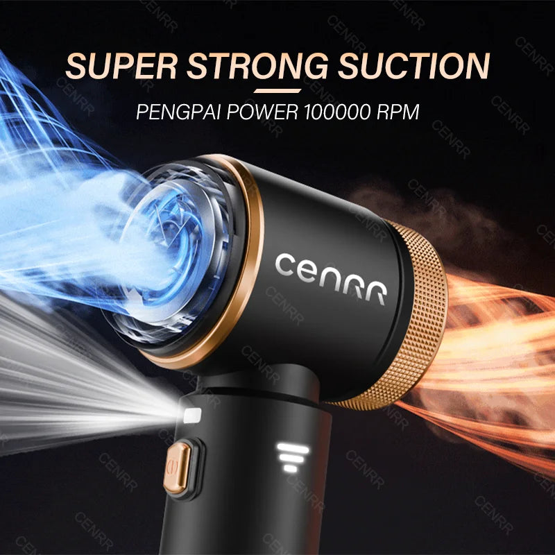 CENRR 2026 Car Vacuum Cleaner Mini 998000PA Cordless Powerful for Home Handheld Blower Car Cleaner Portable Car Vacuum Cleaner Beauty World Shop
