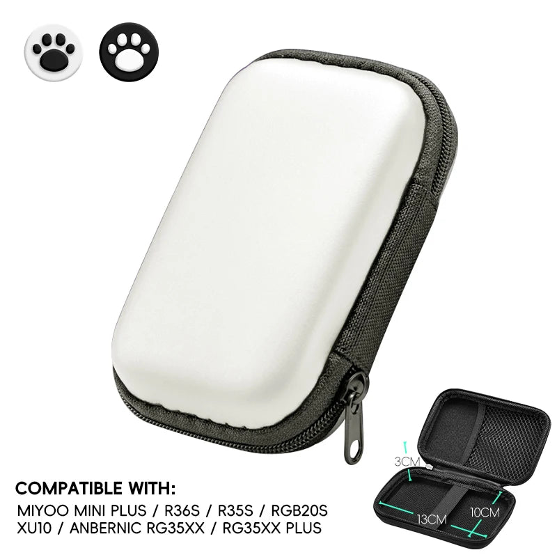 Data Frog for R36S Case Retro Video Game Bags EVA Cover Case for RG35XX R35S Miyoo Mini Plus Founded Protective Bag Beauty World Shop