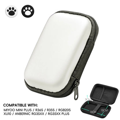 Data Frog for R36S Case Retro Video Game Bags EVA Cover Case for RG35XX R35S Miyoo Mini Plus Founded Protective Bag Beauty World Shop