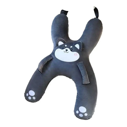 1Set Car Cute Cartoon Pillow Car Mounted Child Sleeping Pillow Car Removable Comfortable Breathable Headrest Lumbar Support Beauty Trend Shop