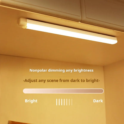 1pc Wireless Rechargeable LED Motion Sensor Cabinet Light - Ideal for Closet, Kitchen, Wardrobe, Stairs - Battery Operated Night Beauty World Shop