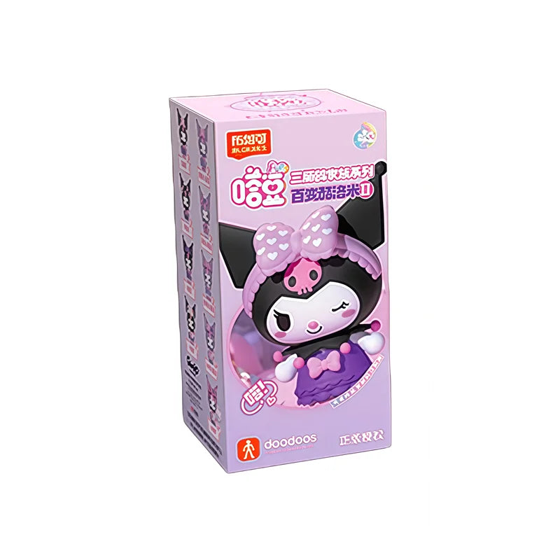 BLOKEES Sanrio Kuromi Anime Action Figure Model Blind Box Magnetic Attraction Toys Figurine Desktop Decoration Christmas Gifts Beauty World Shop