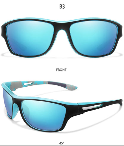 Men's Polarized Fishing Sunglasses Men Women Cycling Driving Hiking Sun Glasses Anti-glare UV400 Eyewear TAC Lens 1 PC Beauty World Shop