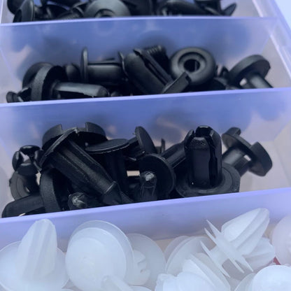 Auto Fastener Clip Mixed Car Body Push Retainer Pin Rivet Bumper Door Trim Panel Fastener Kit Car Clips Box or Bag packaging Beauty World Shop