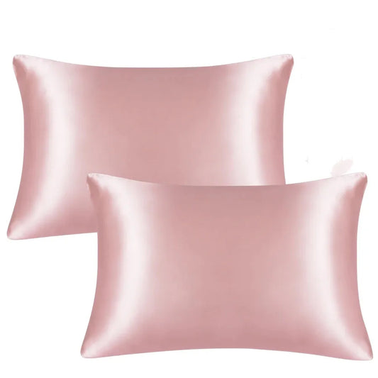 JuwenSilk silky stain pillowcase silky pillowcase natural silk pillowcase mulberry silk pillow case standard queen k Beauty World Shop