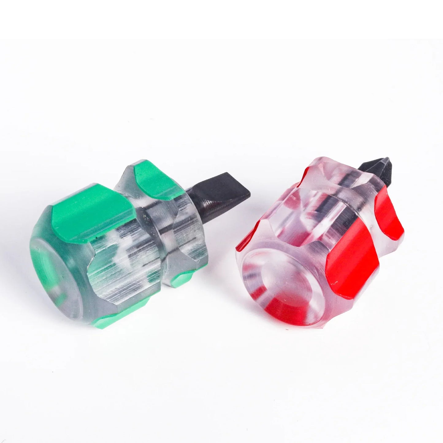 Screwdriver Kit Set Mini Small Portable Radish Head Screw Driver Transparent Handle Repair Hand Tools Precision Car Repair Beauty Trend Shop
