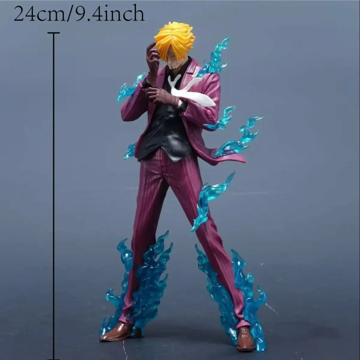 24cm 9.4 inch Anime Sanji Action Figures Pvc Statue Desktop Ornamen Collection Statue Model Decoration Room Desk Toys Children G Beauty World Shop