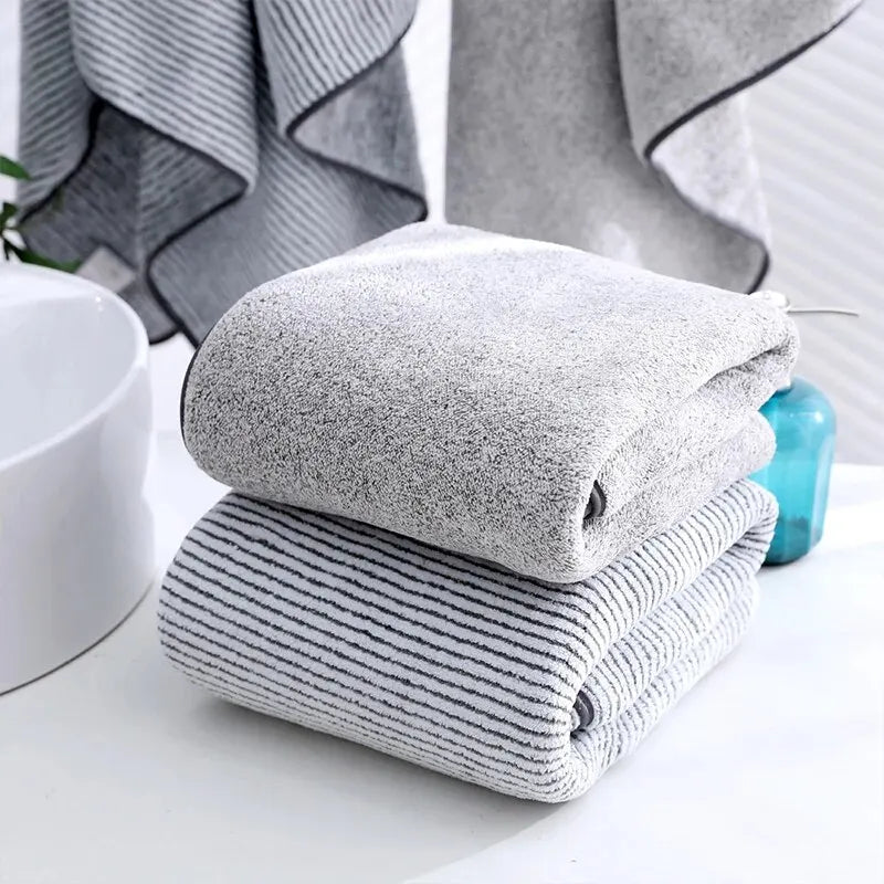 1PCS Thickened Bath Towels for The Body Microfiber Towel for Gym Sports Shower Robe for Spa Beath Home Beauty World Shop