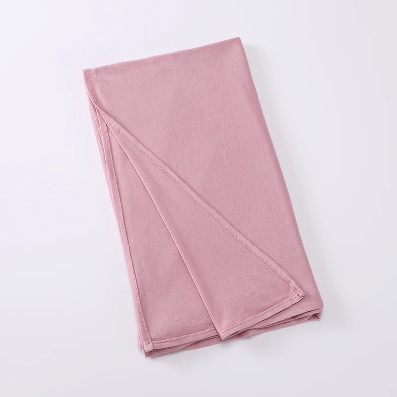 Good Stitch Stretchy Jersey Scarf Jersey Hijab Instant Hijab Plain Muslim Shawls Supplier Turban HeadWraps Foulard Femme Beauty World Shop
