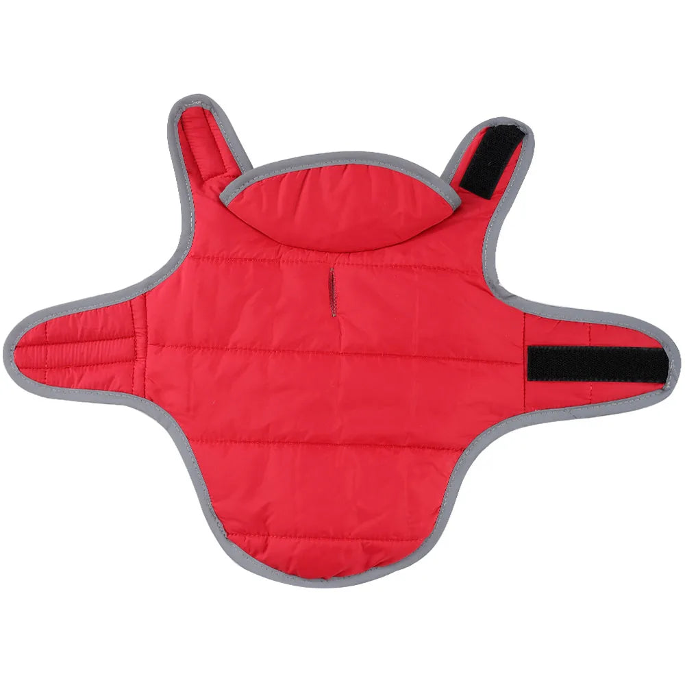 Reversible Dog Coat For Winter Fleece Warm Puppy Jacket With Leash Hole Waterproof Pets Jacket For Small Medium Dogs Chihuahua