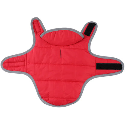 Reversible Dog Coat For Winter Fleece Warm Puppy Jacket With Leash Hole Waterproof Pets Jacket For Small Medium Dogs Chihuahua