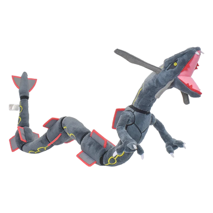 Shiny Rayquaza Plush Toys Stuffed Animal Game for Collectible Gift,Soft Plushies,Cute Cartoon Character Black 12 Inch Beauty World Shop