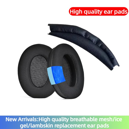MOUDUNG Replacement Earpads Headband for Sony WH-1000XM3 WH-1000XM4 Headset Ear pads Headphones Leather Sleeve Earphone Earmuff