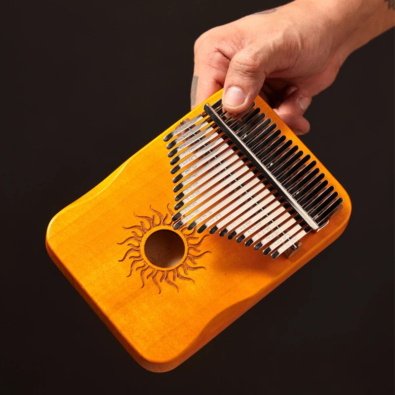 Hluru Kalimba 17 21 Key Kalimba Finger Piano Solid Maple Wood Kalimba Thumb Piano Keyboard Musical Instrument Mbira for Beginner Beauty World Shop