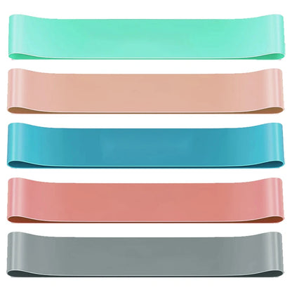 Different Resistance Bands Yoga Band Fitness Exercise Training Hip Tension Band Leg Squat Dance Elastic Loop Stretch Band Beauty World Shop