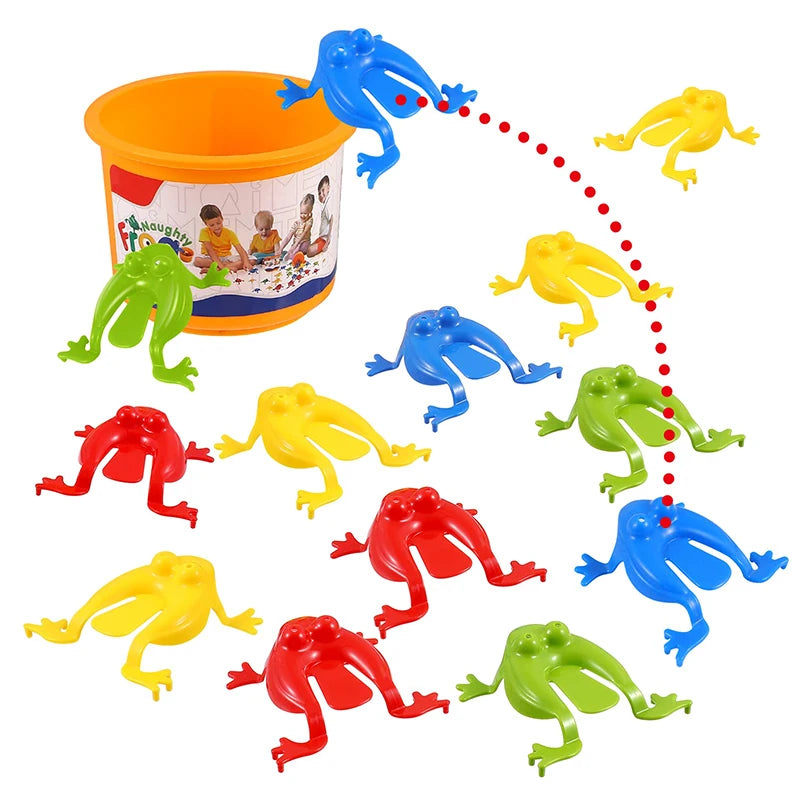 10-50PCS Jumping Frog Bounce Frogs Parent-Child Toys For Kids Novelty Assorted Stress Relief Toys Children Birthday Party Gift Beauty World Shop