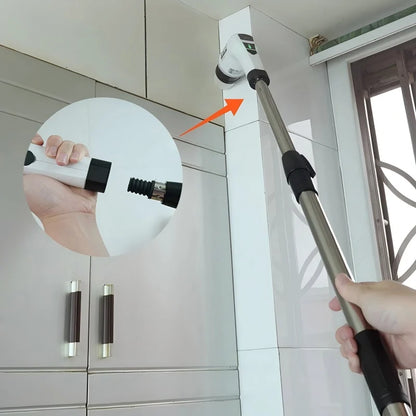 Electric Cleaning Brush:9-in-1 Head,Rotates Flexibly Multifunction Tool for Bathroom, Floors, Corner Gaps and Shower Room Glass Beauty World Shop