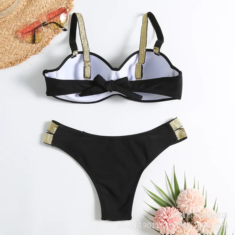 Summer Sexy Bikinis Push Up Swimsuits Women's Swimwear For Female Beach Swim Wear Bathing Suits Brazilian Bikini Set Pool Bather Beauty World Shop
