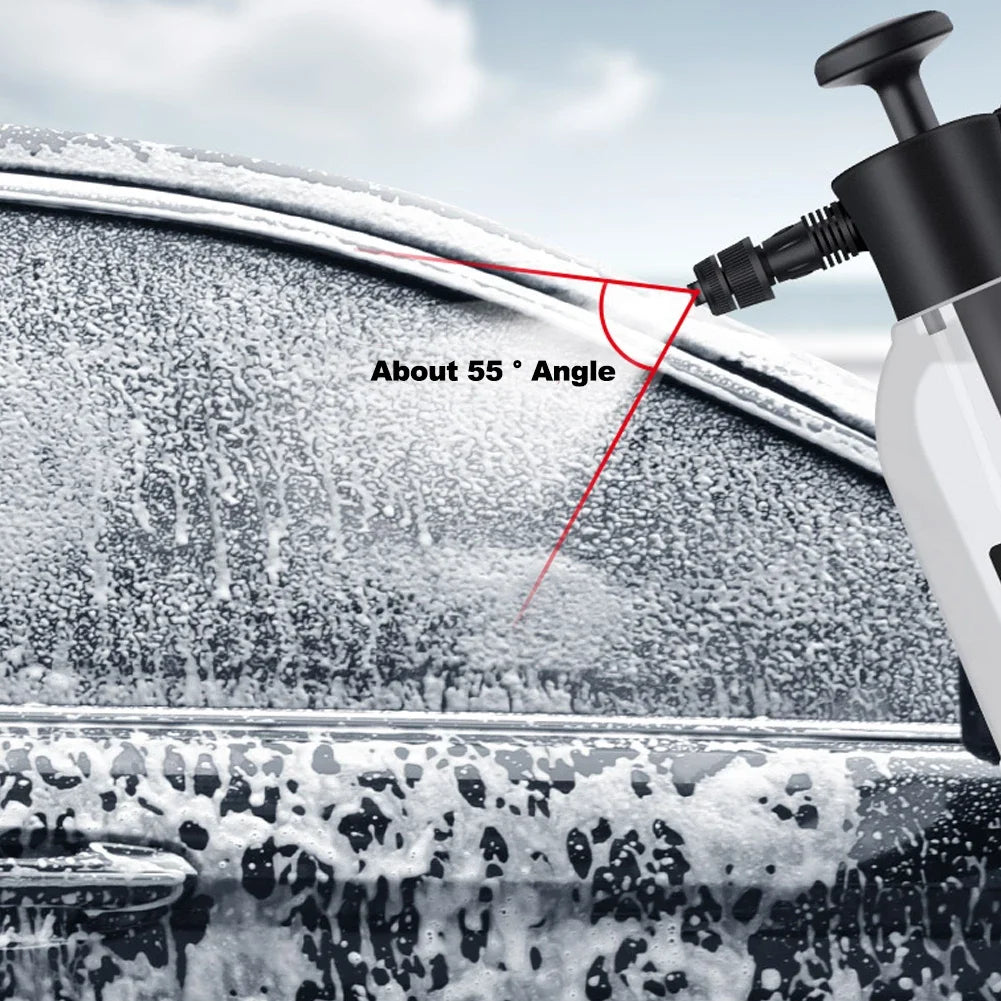 2L Foam Sprayer Car Wash Hand-held Foam Watering Can Air Pressure Sprayer Plastic Disinfection Water Bottle Car Cleaning Tools Beauty World Shop