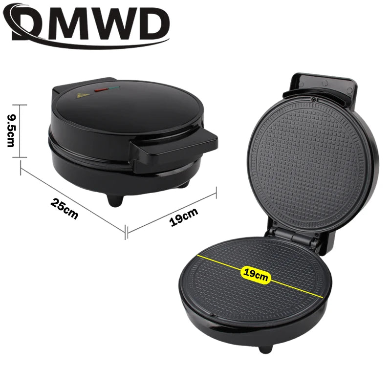 Electric Egg Roll Maker DIY Ice Cream Cone Machine Crispy Omelet Mold Sandwich Iron Crepe Baking Pan Waffle Pancake Grill Oven Beauty World Shop