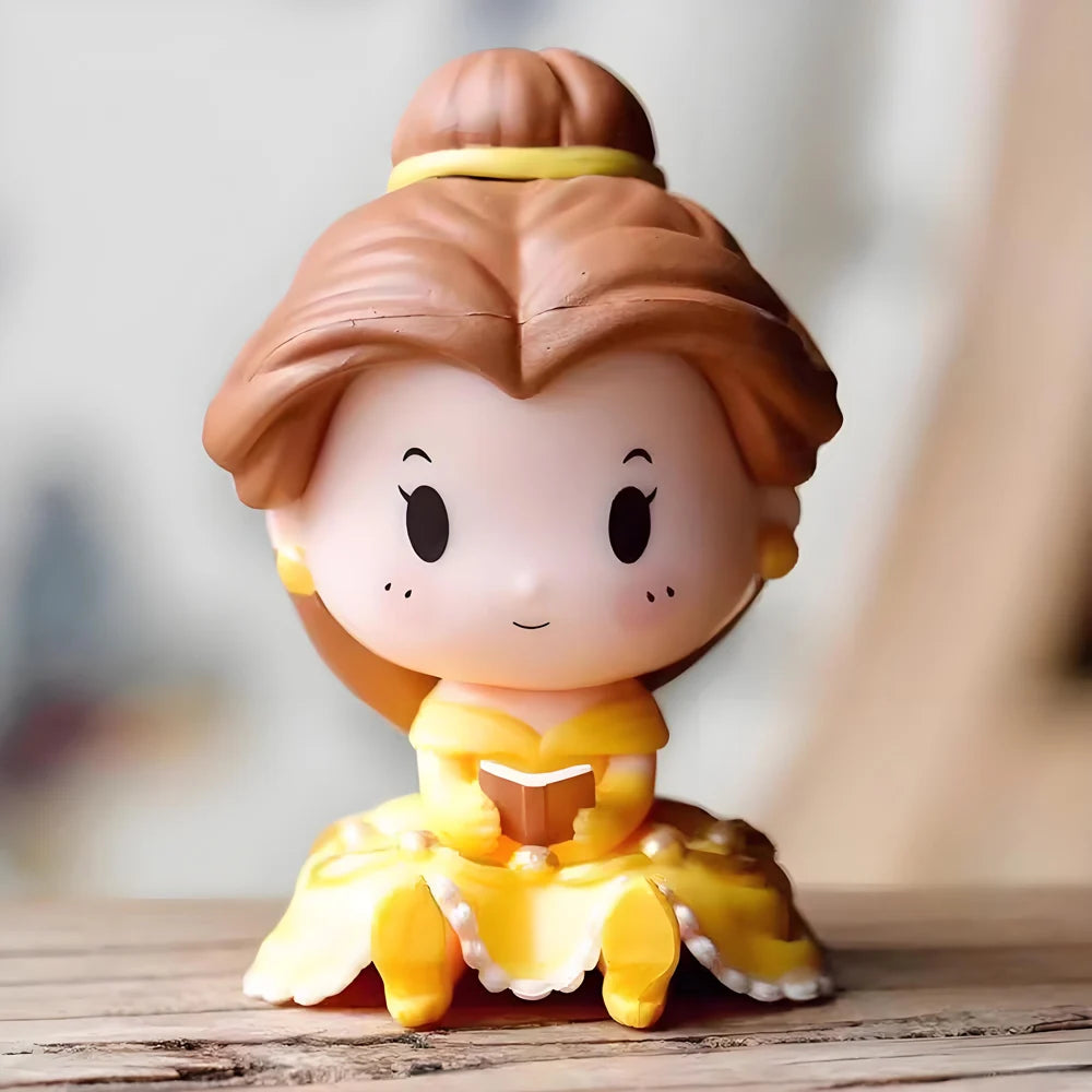 6 Pcs/Set Kawaii Fairy Tale Princess Snow White Cinderella Vinyl Bell Ariel Action Figure Model Toys Gift Beauty World Shop