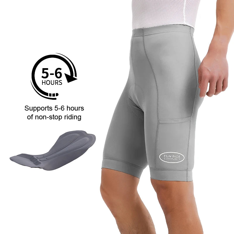 INBIKE Pro Summer Men's Cycling Shorts Bicycle Pants Shock-absorbing Cycling Clothing Mountain Road Bike Tousers With pocket Beauty World Shop