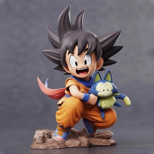10cm Anime Dragon Ball Z Figure Goku Figure Goku Embrace Pura PVC GK Figures Yamcha Anime Collectible Model Toys Gifts Beauty World Shop