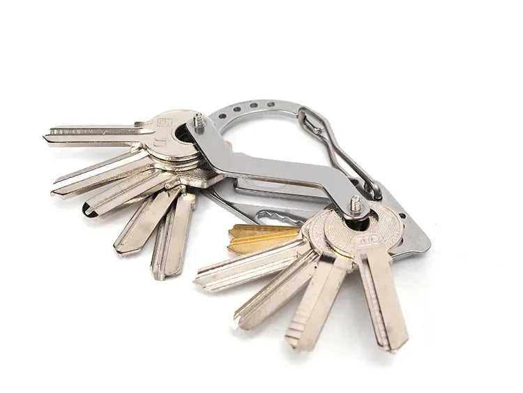 Portable Keys Holder Keyring Wallets Car Key Chain Collector Edc Pocket Key Organizer Bottle Opener Outdoor accessories Tools Beauty World Shop