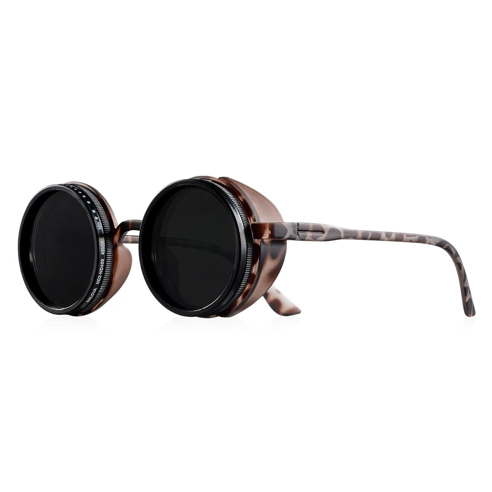 CRIXALIS Handmade ND Adjustable Sunglasses 1~9 Manual Dimming Glasses Fishing Filter UV400 Retro Steampunk Polarized SunGlasses Beauty World Shop