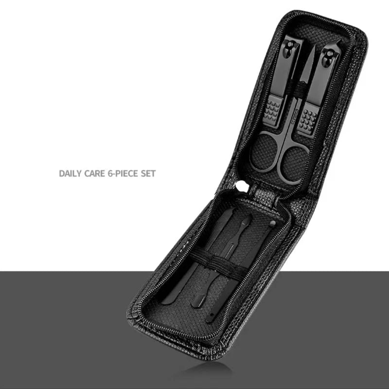 Nail Scissors Set Household High End Mens And Womens Special Nail Clippers Manicure Beauty Tools 6 Piece Portable Household Beauty Fashion