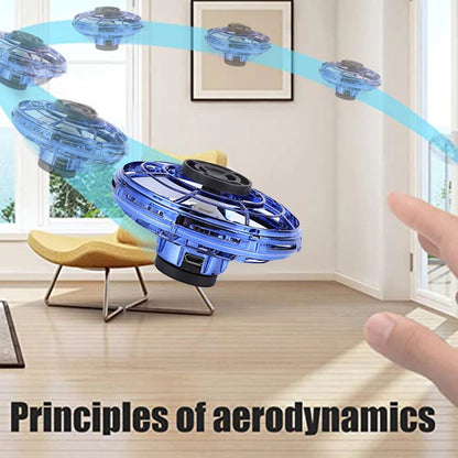 NEW LED Flying UFO Spinner Fingertip, Upgrade Flight Helicopter Gyro Flyorb Hover Ball, Mini Drone Aircraft Toy, Christmas Gift Beauty World Shop