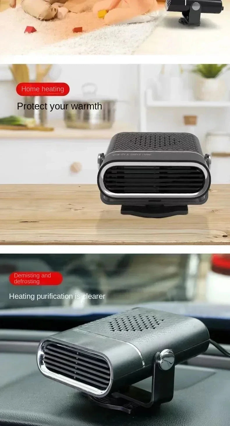 Car Heater Portable Car 24v Heater Windshield Automatic Defogging Defrost Fast Heater 12v Household Electric Heater 2026 New
