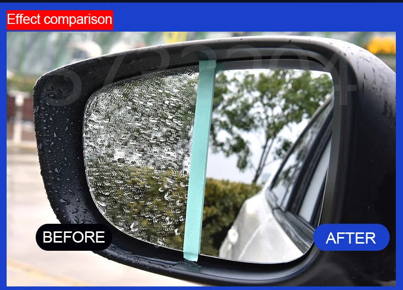 Car Glass Anti-rain Water Spray Repellent Nano Coating Hydrophobic Waterproof Agent Oil Film Removing  Auto Glass Film Agent Beauty World Shop