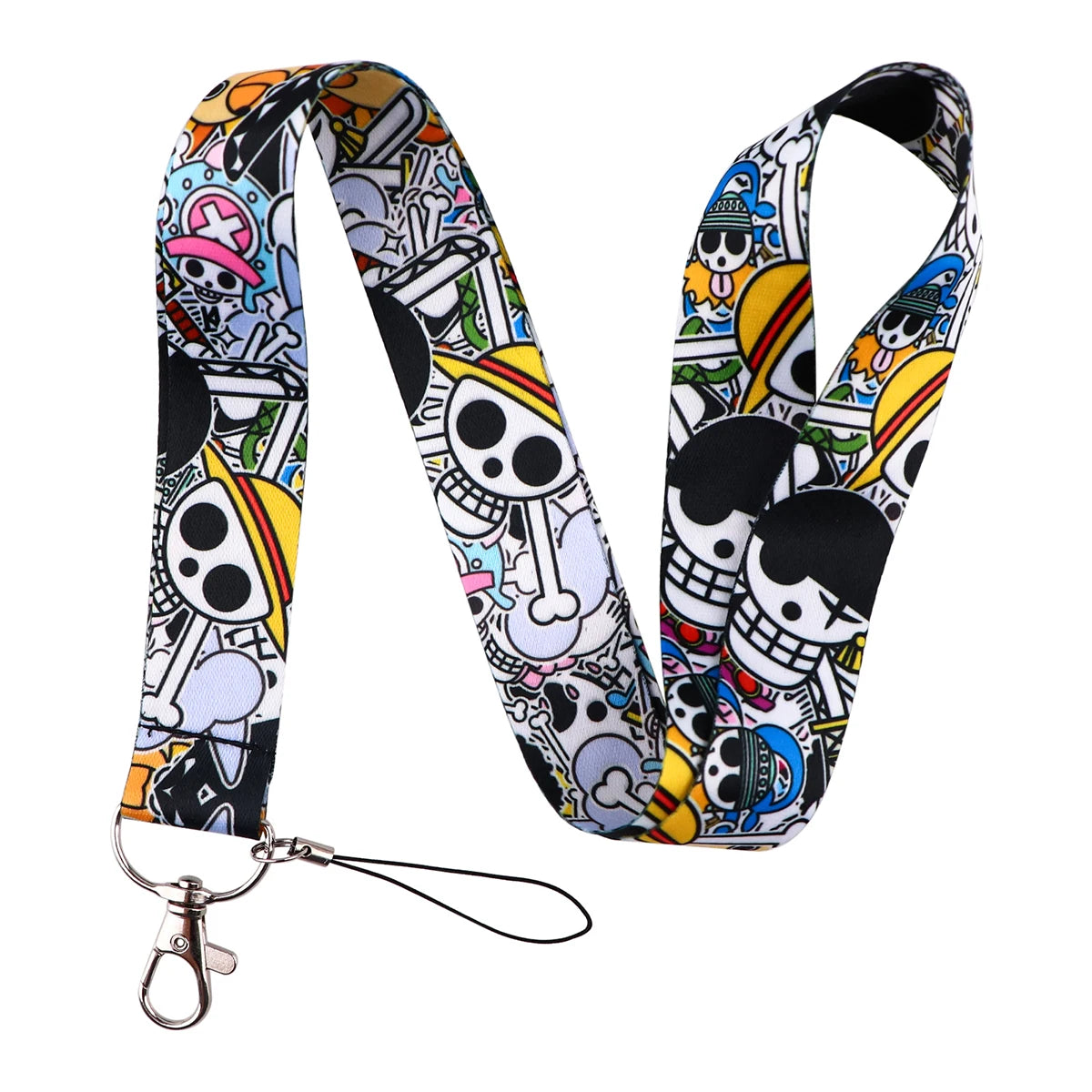 Japan Anime Cartoon Zoro Neck Strap Lanyards for Key ID Card Gym Cell C USB Badge Holder Rope Cute Key Chain Toy Gift Beauty World Shop