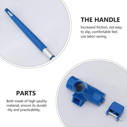 Swimming Pool Cleaning Net Set Deep Cleaning Brush Handle Vacuum Suction Head for Pool with US Plug Beauty World Shop