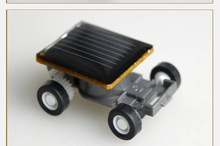 Solar Power Mini Sports Car Smaller Solar Power Project Car Mini Toy Car Educational Gadget Kids Gift Funny Racer Beauty World Shop