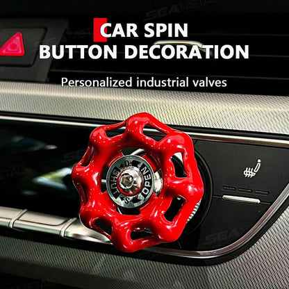 BLALION Fun Car Center Control 3D Valve Decoration Auto Interior Shift Knob Cover Air Conditioner Button Valve Switch Sticker Beauty World Shop