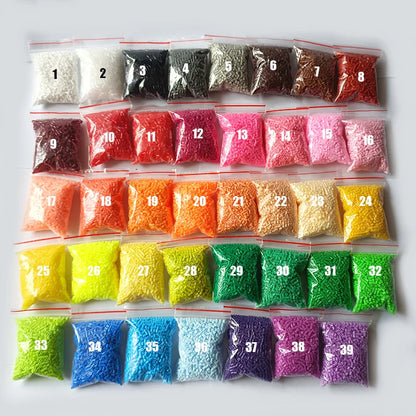 2000 pcs/Bag 2.6mm Hama Beads Puzzle Perlen Iron Beads Diy Perler Fuse Bead Intelligence Educational Toys Beauty World Shop