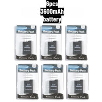 6PCS 3600mAh