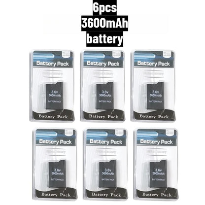 3600mAh for SONY PSP2000 Handheld Game Console Backup Battery Pack 2400mAh for SONY PS Lite PSP-2000 PSP-3000 PSP-3004 Batteries
