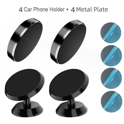 Magnetic Car Phone Holder Universal Car Phone Stand for iPhone Xiaomi Huawei Samsung Dashboard Wall Mounted Car Magnet Sticker Beauty World Shop