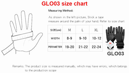 Thermal Winter Cycling Ski Gloves Outdoor Sports Running Motorcycle Touch Screen Fleece Gloves Non-slip Warm Full Fingers Gloves Beauty World Shop