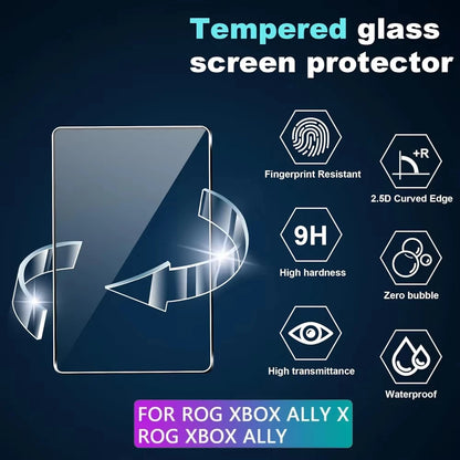 9H Tempered Glass Screen Protector for Asus Rog Xbox Ally/X Handheld Anti-Scratch Protective Film for ROG Ally Accessories