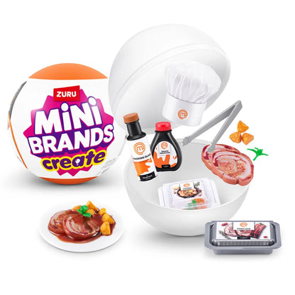 Zuru Mini Brands Blind Box 5 Surprises Masterchef Set Brands Masterchef Series 1 Mystery Ball Bundle Surprise  Collectibles Toy Beauty World Shop