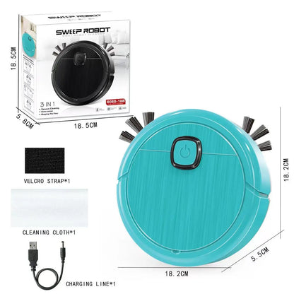 3-in-1 Smart Sweeping Robot Vacuum Mop 4000pa Strong Suction Washable Mop For Pet Hair Hard Floor Ideal Home Kitchen Room 2025