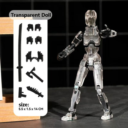 3D Multi-Jointed Movable Shapeshift Robot Joint Dog Creative Printed Mannequin Dummy Action Model Doll Toys for Children's Gifts Beauty World Shop